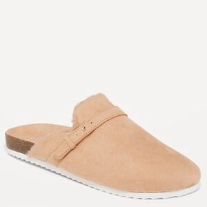 Old Navy Kids Slip-On Sherpa Lined Clogs, Teddy Bear Brown Size 3 (Little Kids)